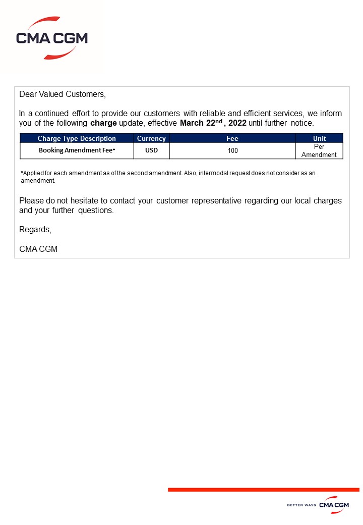 cma-cgm-booking-amendment-fee-update